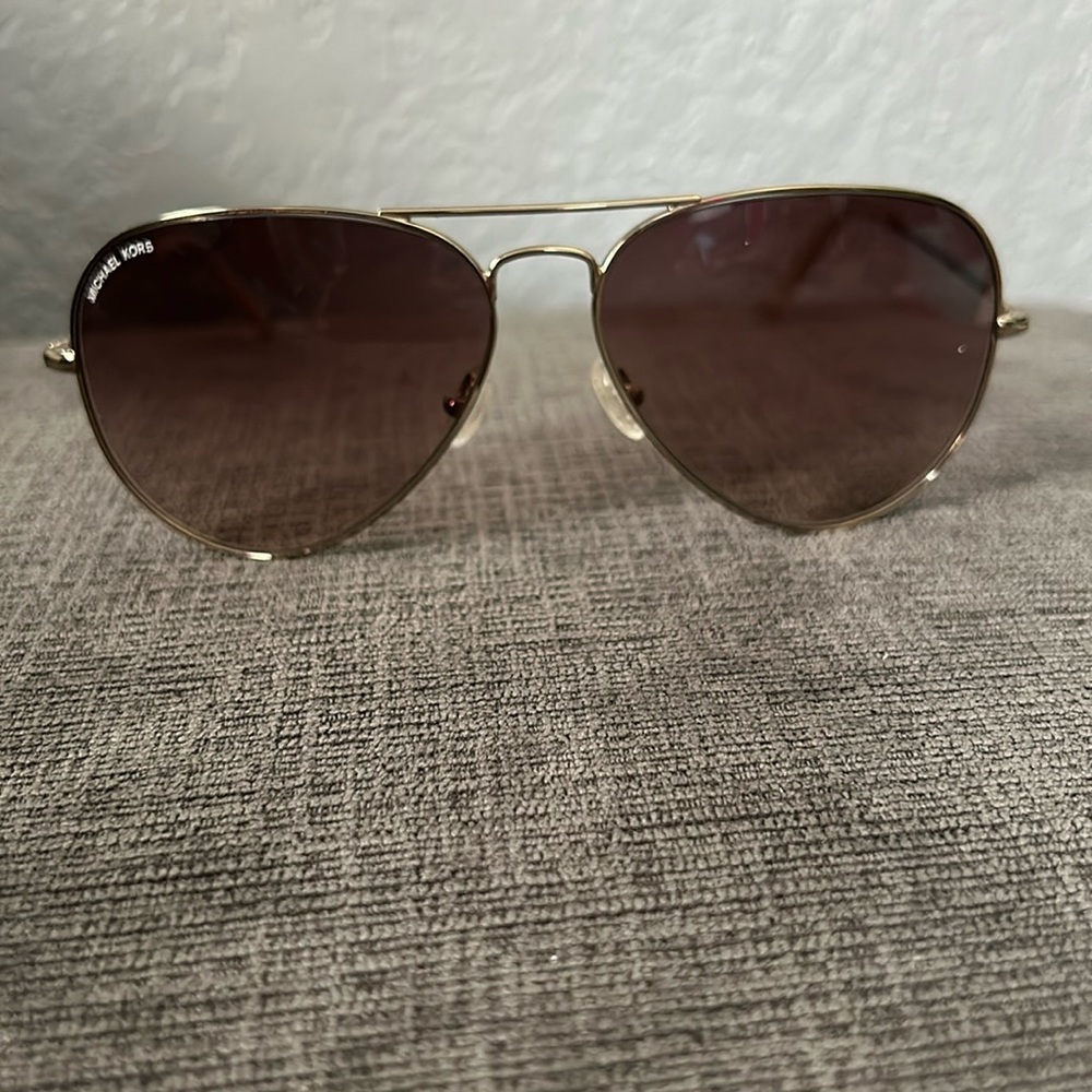 Michael Kors Aviator Sunglasses Kennedy M2056S 045 Gold 62-14-140